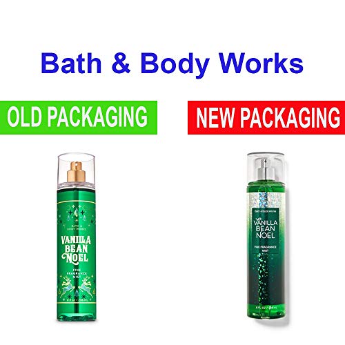 Bath And Body Works Holiday Traditions Vanilla Bean Noel Fine Fragrance Mist, 8.0 Fl Oz
