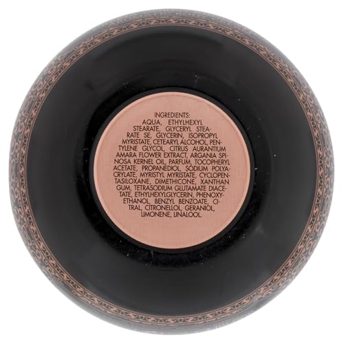 Tesori d'Oriente Body Cream for Women, Moisturizing with Argan Oil & Orange Blossom, 10.1 fl oz, Made in Italy, Orange