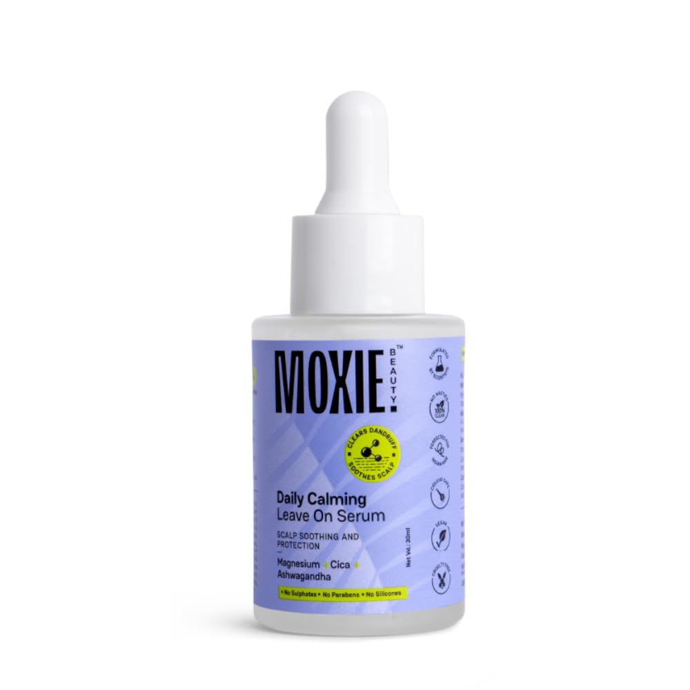 Moxie Beauty Dandruff Detox PreWash | AhaBha AntiDandruff Scalp Exfoliant For Men & Women | Glycolic, Lactic & Salicylic Acid