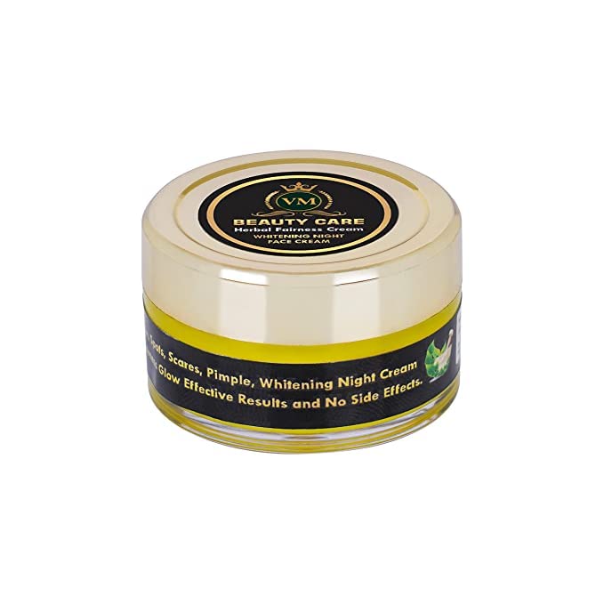 Shestor Vm (20Gm) Herbal Fairness Cream For Women, Whitning Night Face Cream, Ideal For Dark Skin, Spot, Scares, Pimples Remover