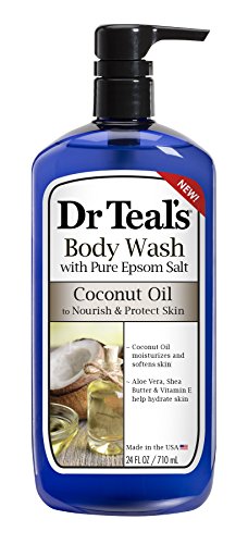 Dr TealS Body Wash With Pure Epsom Salt, Coconut Oil To Nourish & Protect Skin | Shower Gel 710Ml