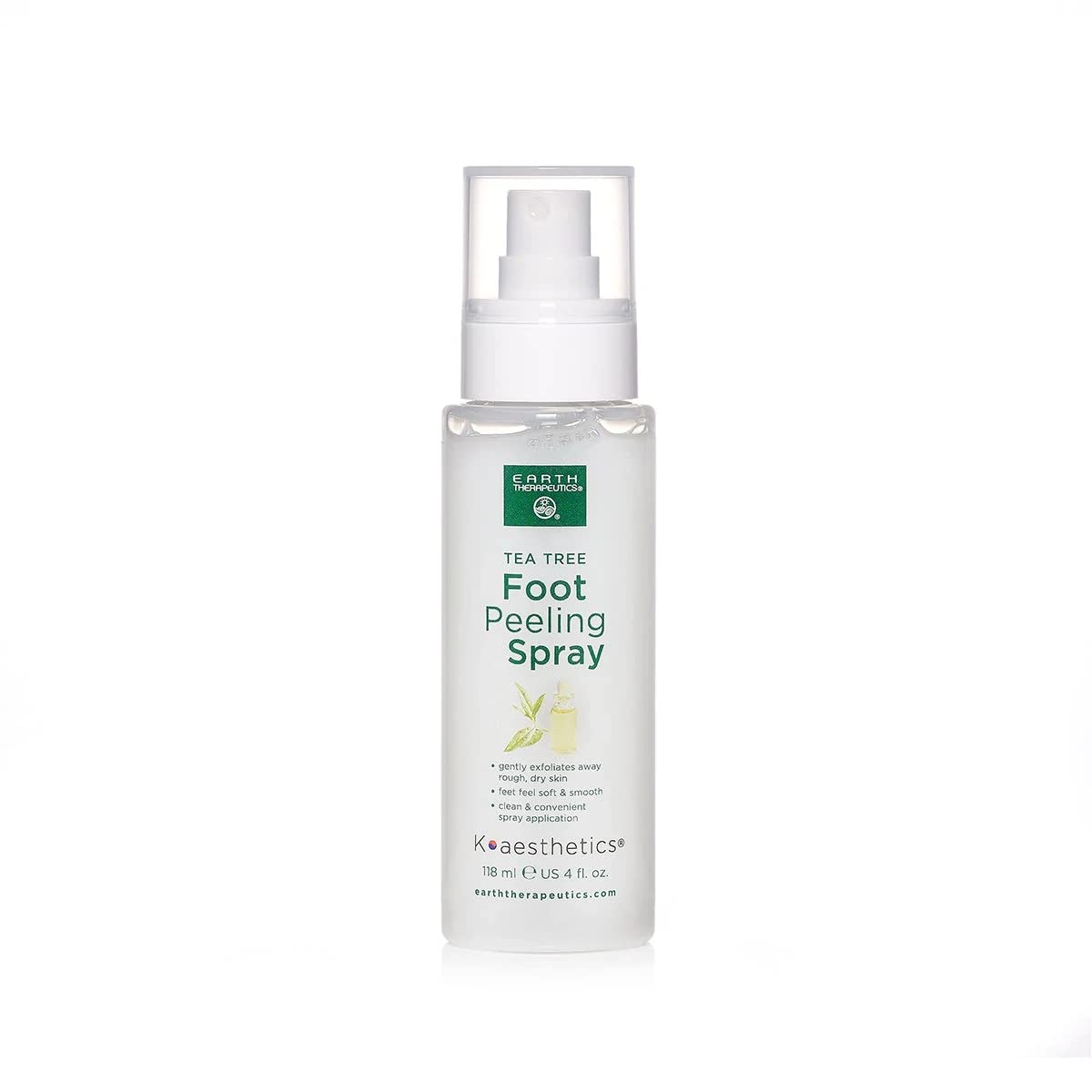 Earth Therapeutics Tea Tree Foot Peeling Spray (4 Fl Oz)