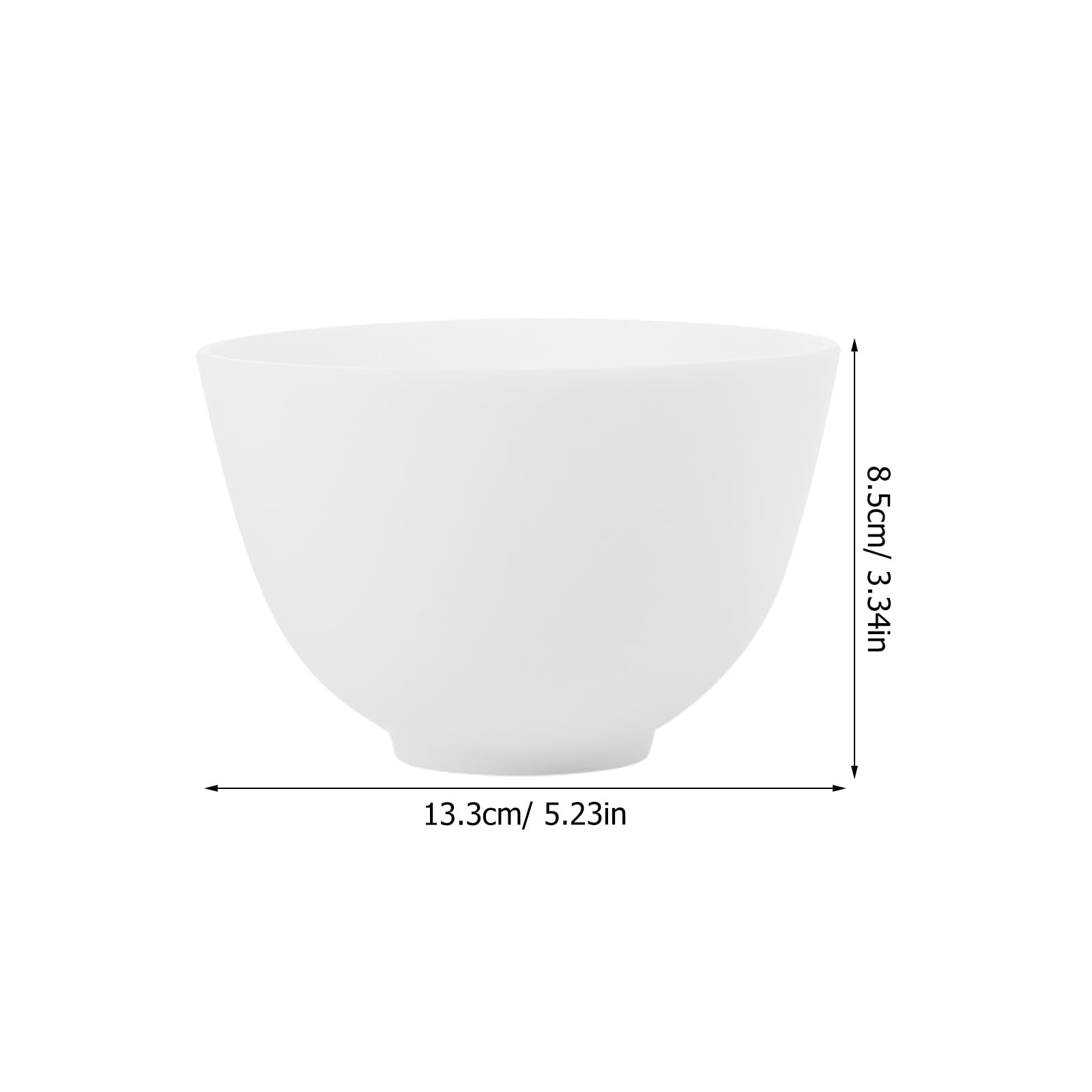 Healifty 3Pcs Diy Face Mixing Bowl Face mask Bowl Facial Mud Bowl Silicone Bowl Cosmetic Beauty Tool for Home Salon Spa Face Ski