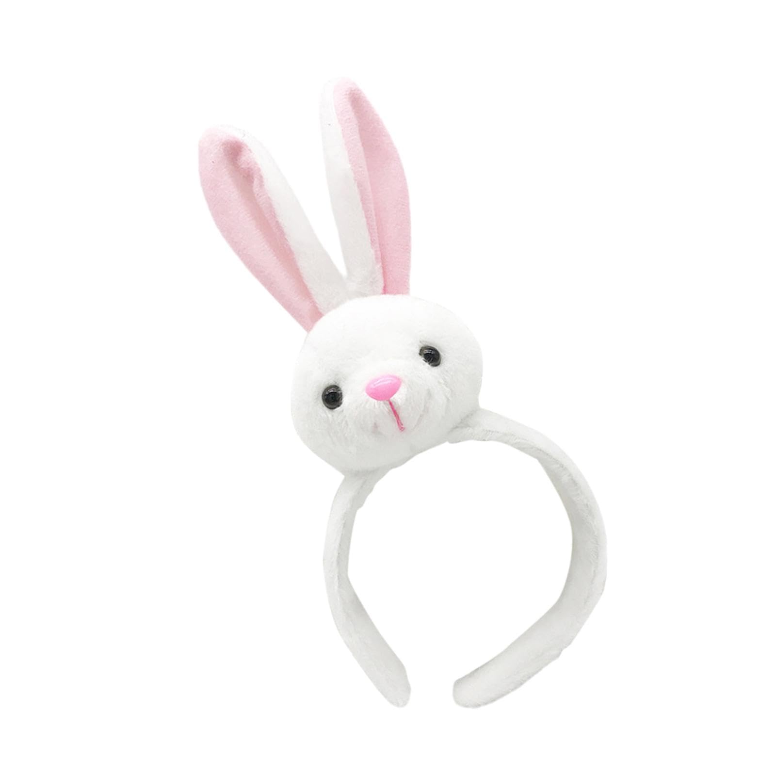 MYADDICTION Cute Animal Headband SPA Photo Prop Headpiece for Fancy Dress Party Carnival White Rabbit
