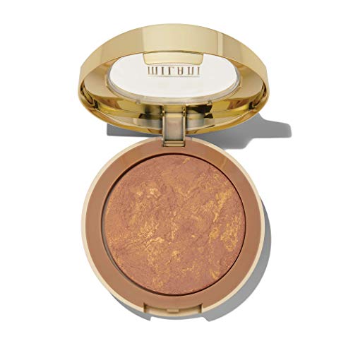 Milani Baked Bronzer - Glow, Cruelty-Free Shimmer Bronzing Powder To Use For Contour Makeup, Highlighters Makeup, Bronzer Makeup