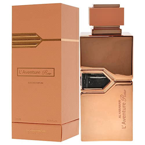 Al Haramain L'Aventure Rose - Perfume For Women - Amber Floral Fragrance With Rose, Jasmine, And Amber - Immerses In Luxury - 6.