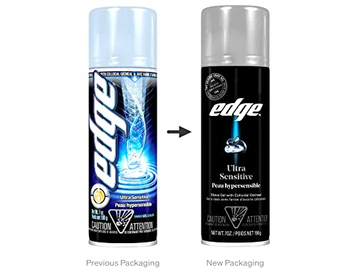Edge Shave Gel, Fragrance Free, Ultra Sensitive 7 oz (Pack of 3)