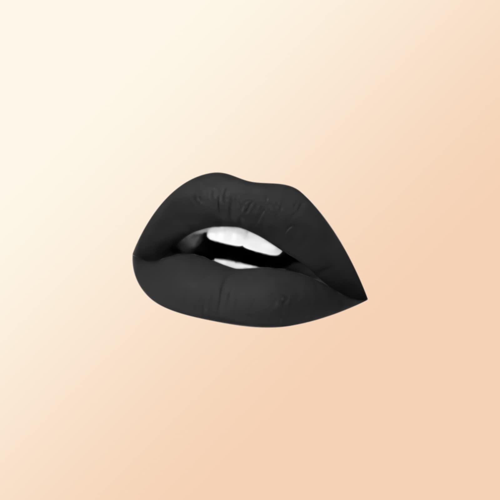 7V Home Beauty Black Matte Liquid Lipstick, Long Lasting High Pigmented Non-Stick Waterproof Black Lipstick (5Ml, #723)