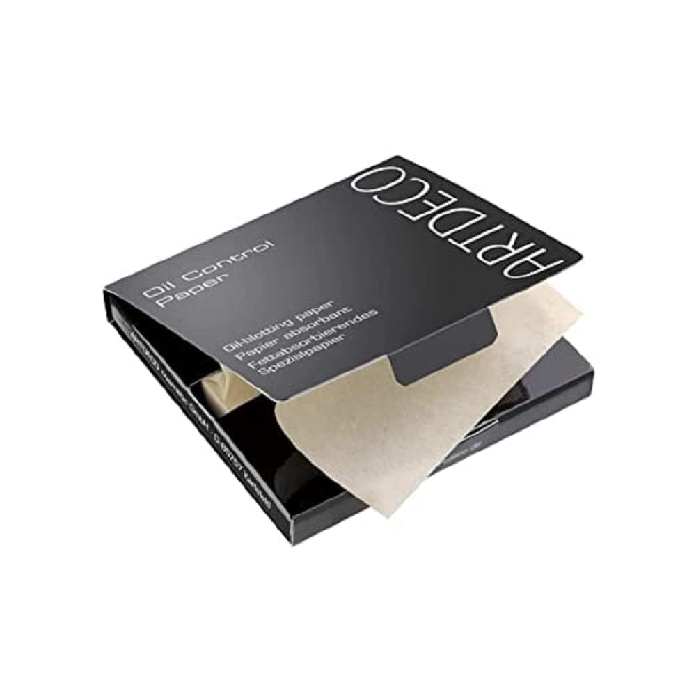 ARTDECO Oil Control Paper - Oil-Absorbing Blotting Paper - Gives Your Complexion a Matte Finish - Refill Pack with 100 Sheets -