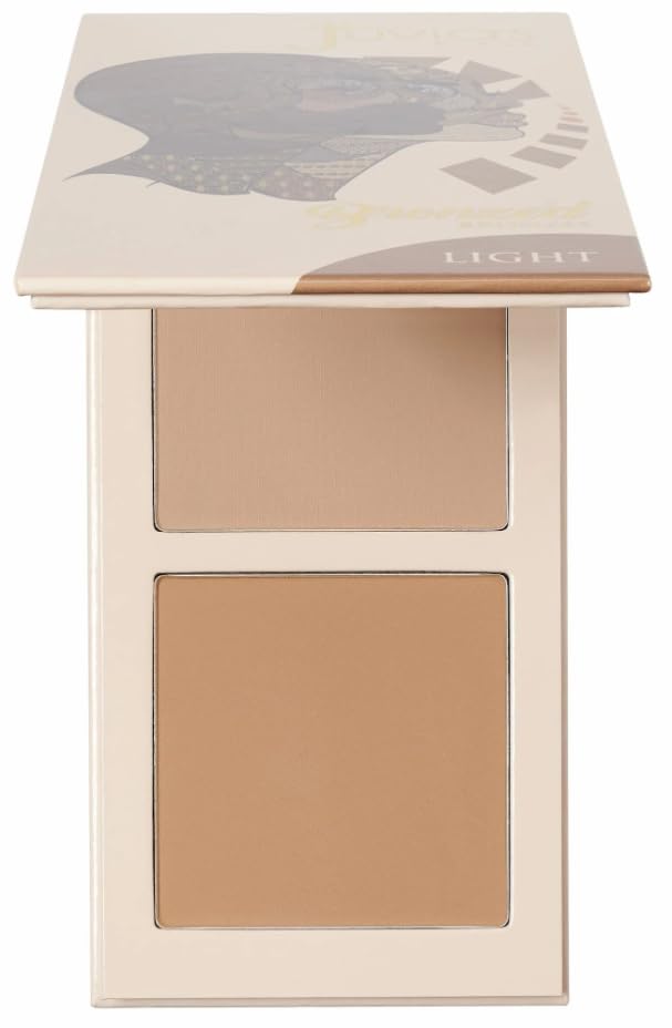 Juvia'S Place Bronzed Duo Bronzer Light - Soft Matte Bronzer, Contour Powder, Bronzer Pressed Powder, Long-Wearing & Buildable B