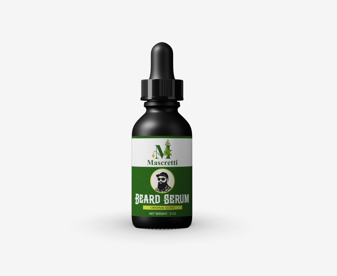 Mascretti Beard Oil  Original Fragrance  Deeply Moisturizes and Softens Your Beard and Adds a Natural Shine  Naturally Derive