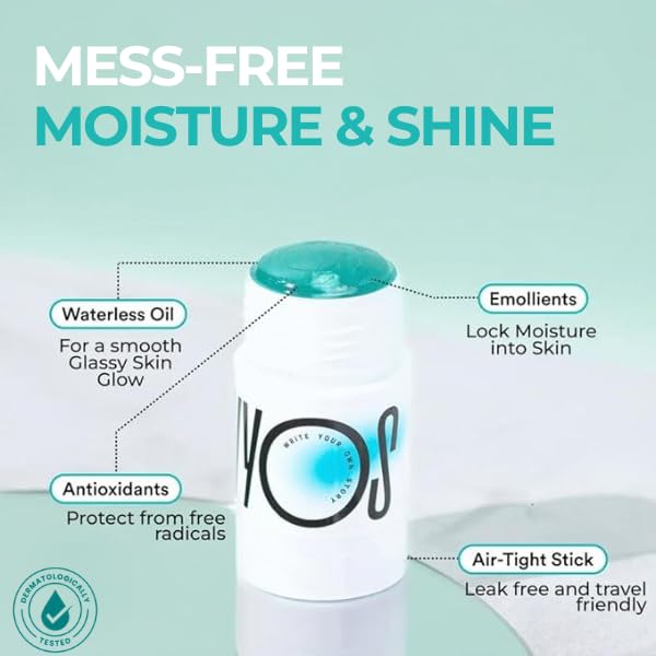 Wyos Starter Kit: Face Cleanser + Shaving Stick + Moisturizer Oil Stick Bundle | Travel Size, Leak Free, Vegan, Cruelty Free, Po