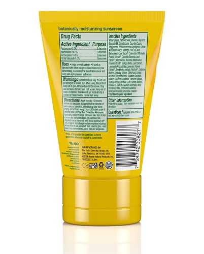 Alba Botanica Sunscreen Lotion Spf 45, Green Tea, 4 Oz