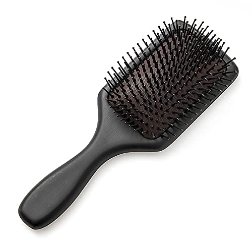 Episkey Hair Massage Comb For Women, Paddle Brushes For Women Men | Men Professional Styling With Pin For Cleaning (ColorBlack,