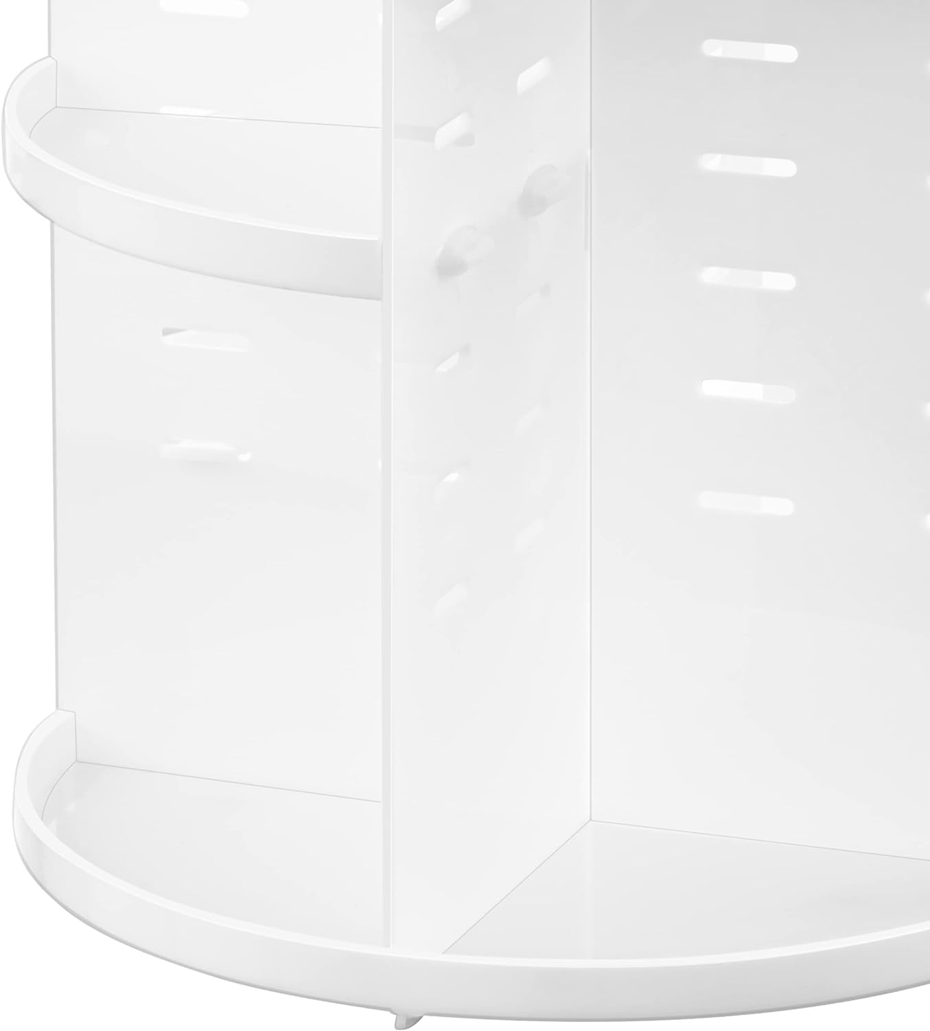 Hblife 360 Rotating Makeup Organizer Plus Size Adjustable Carousel Large Capacity Revolving Perfume Organizer Skincare Organizer