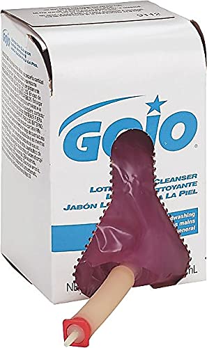 Gojo Lotion Soap Skin Cleanser, 800 Ml Lotion Hand Soap Refill For Gojo 800 Series Bag-In-Box Soap Dispenser (Pack Of 12) - 9112