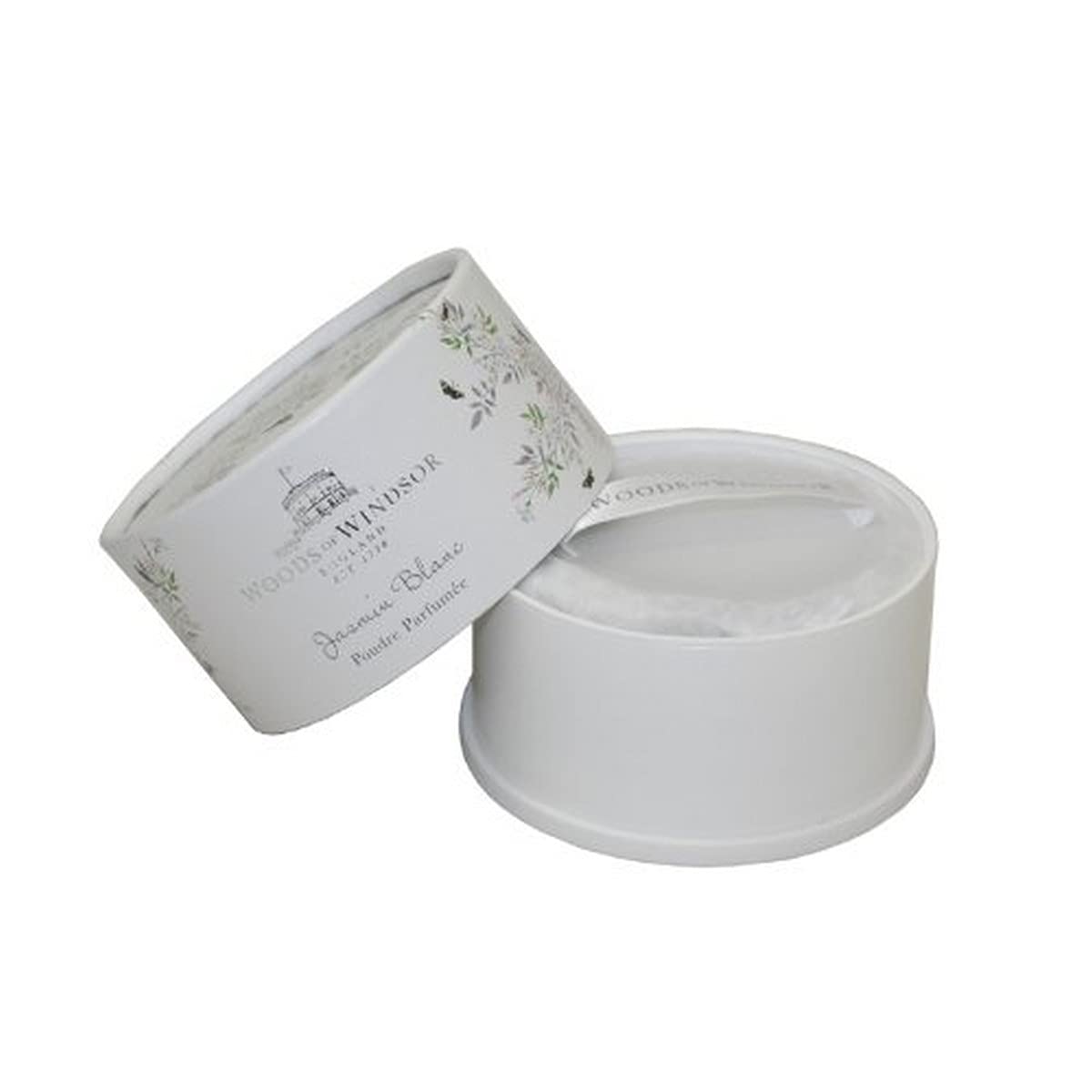 Woods of Windsor White Jasmine Body Dusting Powder with Puff for Women, 3.5 Ounce, 3.5 Ounce (Pack of 1) (K74739-bf)