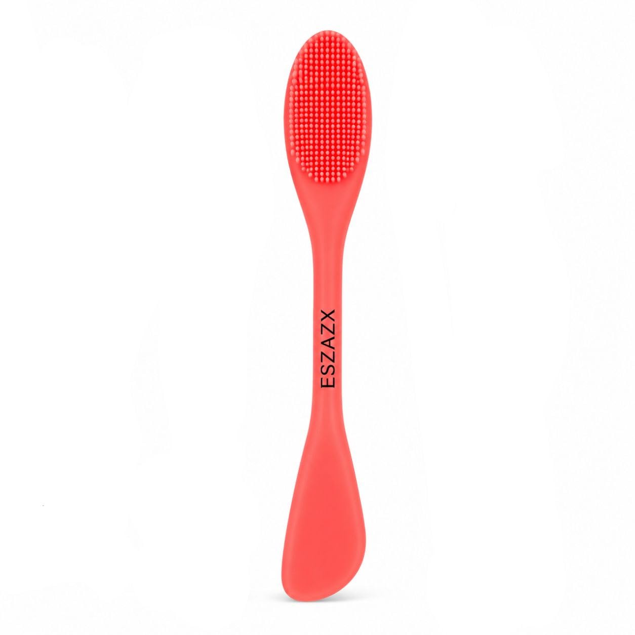 Eszazx 2In1 Silicone Facial Cleansing Brush And Face Mask Applicator Scoop | Soft Manual Exfoliating Scrub Pad & Flexible Mud 