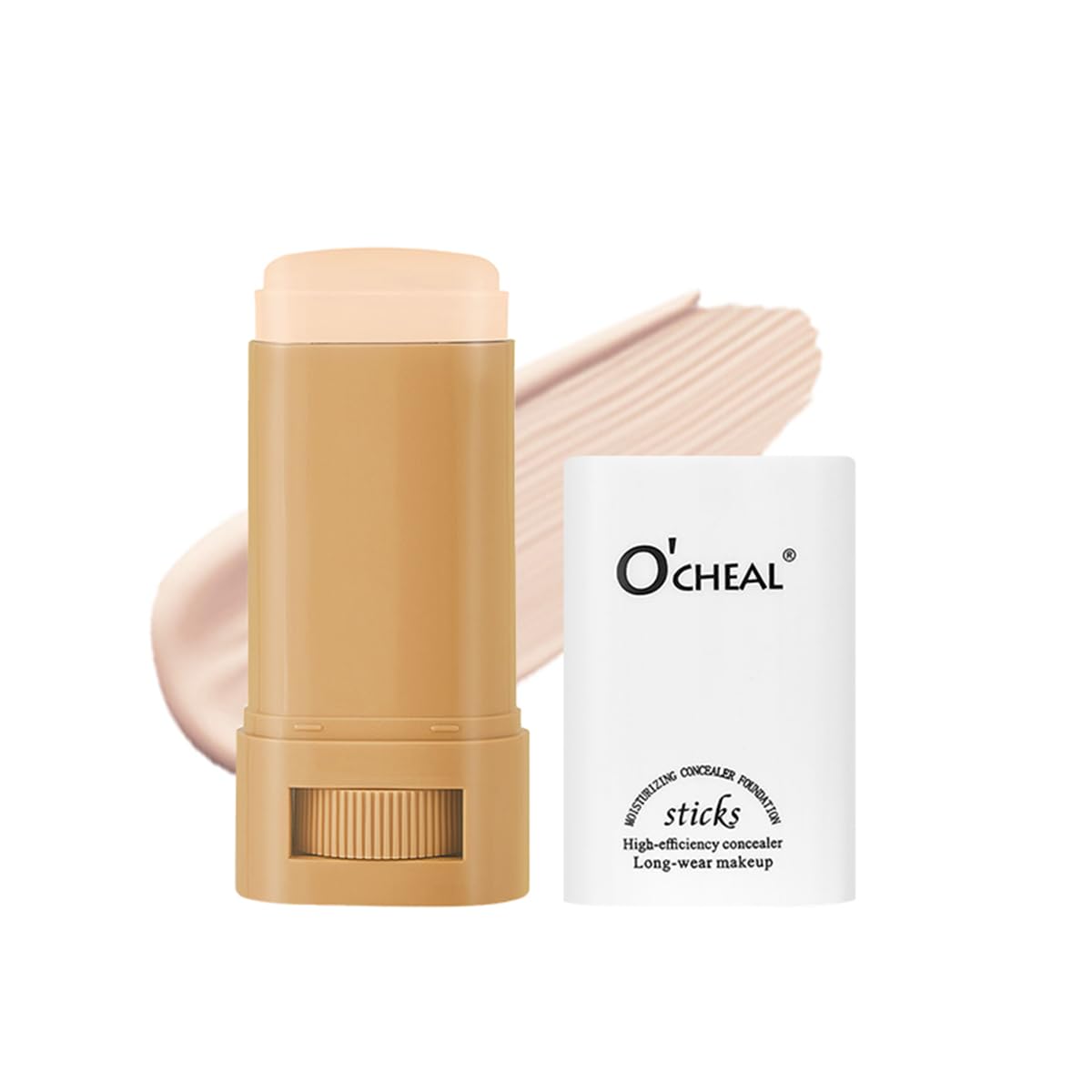 OCHEAL Concealer Foundation Stick, Full Coverage Makeup 04#