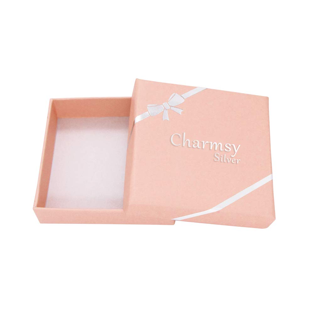 Charmsy Valentines Day Earrings Set of 3 Pairs 925 Sterling Silver Hoop Earrings for Women | 2.5mm Tube Diamond-Cut Round Click