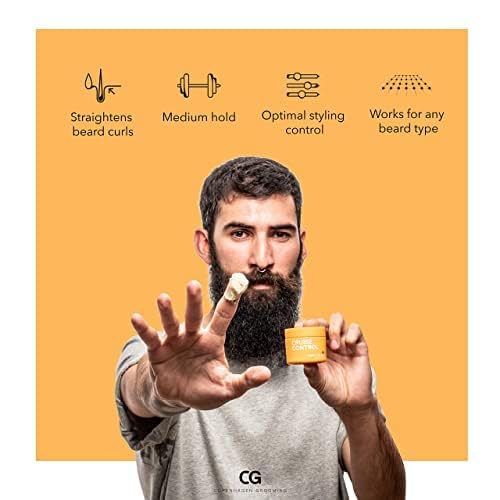 Copenhagen Grooming Cruise Control Beard Balm for Men - Beard Styling Balm - Beard Wax - Beard Care for Men - Men's Beard & Must