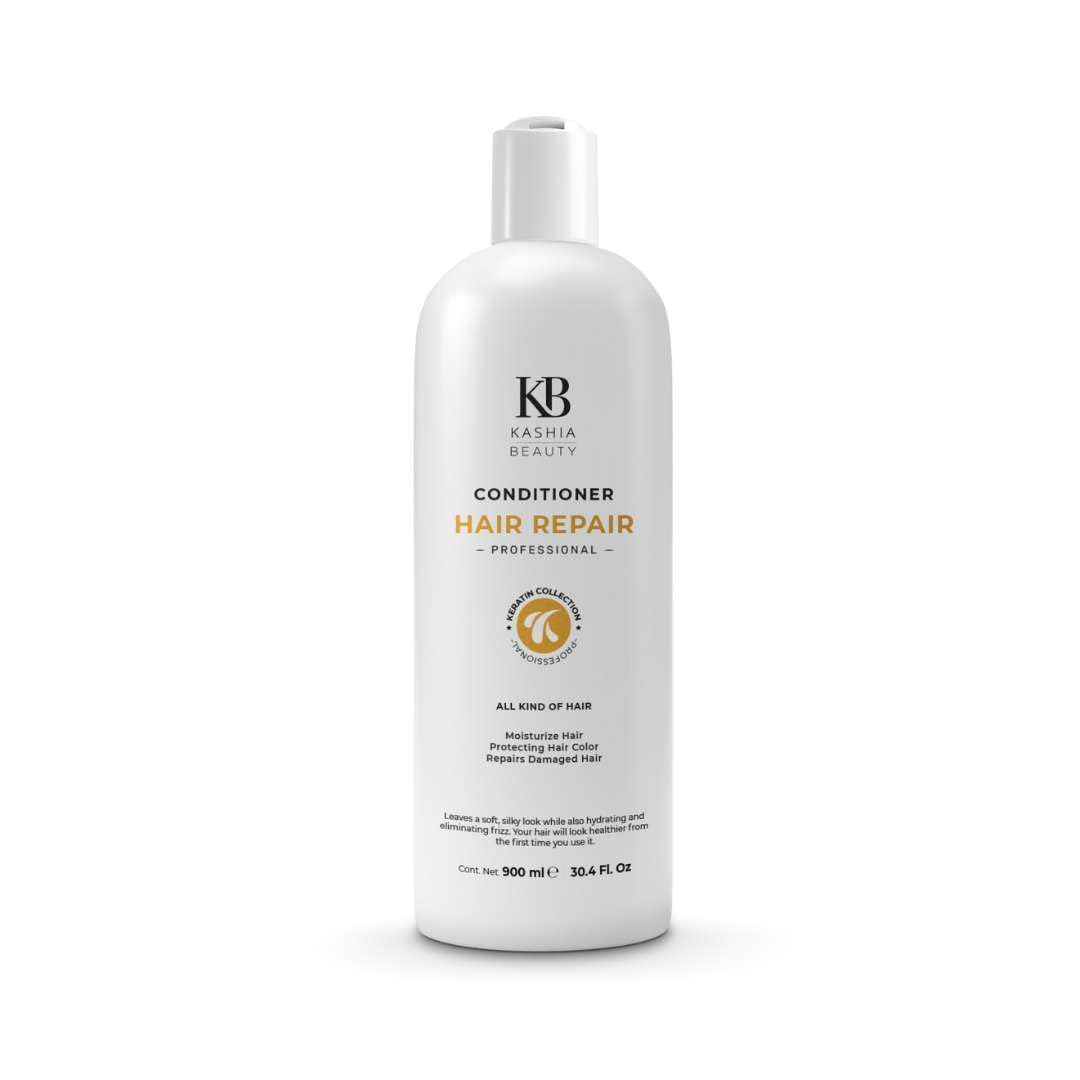 Kashia Beauty Keratin Hair Repair Conditioner 30.4 oz  Nourishing Conditioner with Hydrolyzed Keratin & Collagen  Softens Stre