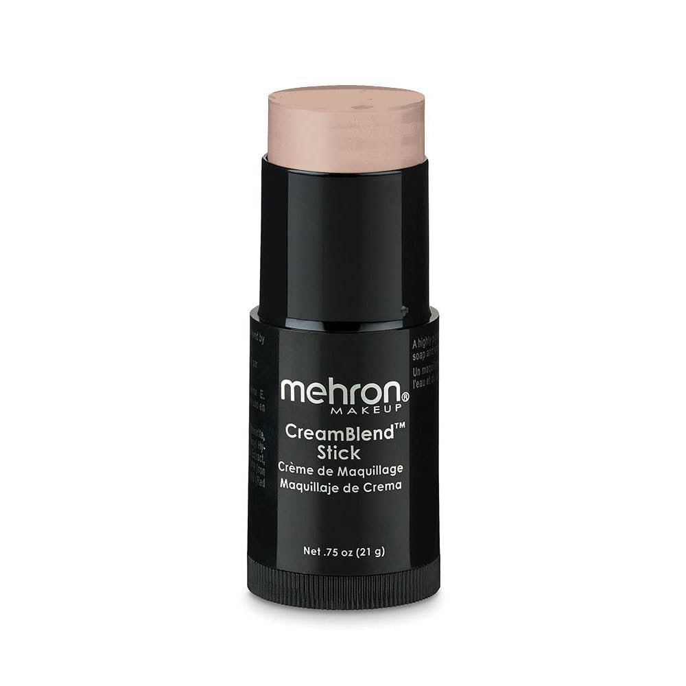 Mehron Makeup CreamBlend Stick | Face Paint, Body Paint, & Foundation Cream Makeup| Body Paint Stick .75 oz (21 g) (Light Medium