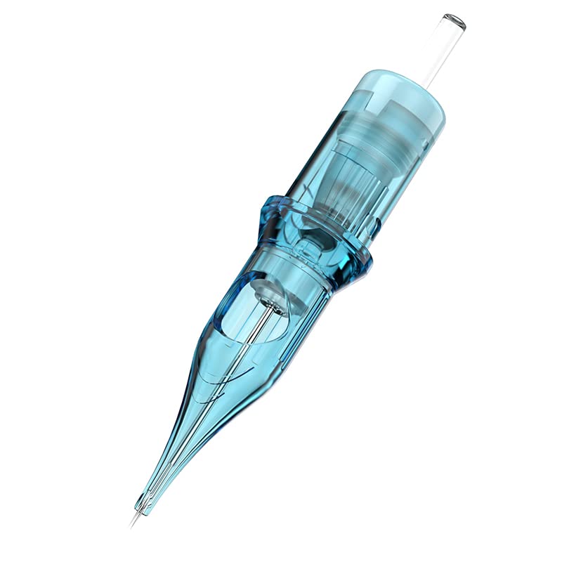 Wjx Ultra Tattoo Cartridges, 1205RL Tattoo Needles 20Pcs Round Liner Bugpin Size for Pro Artists