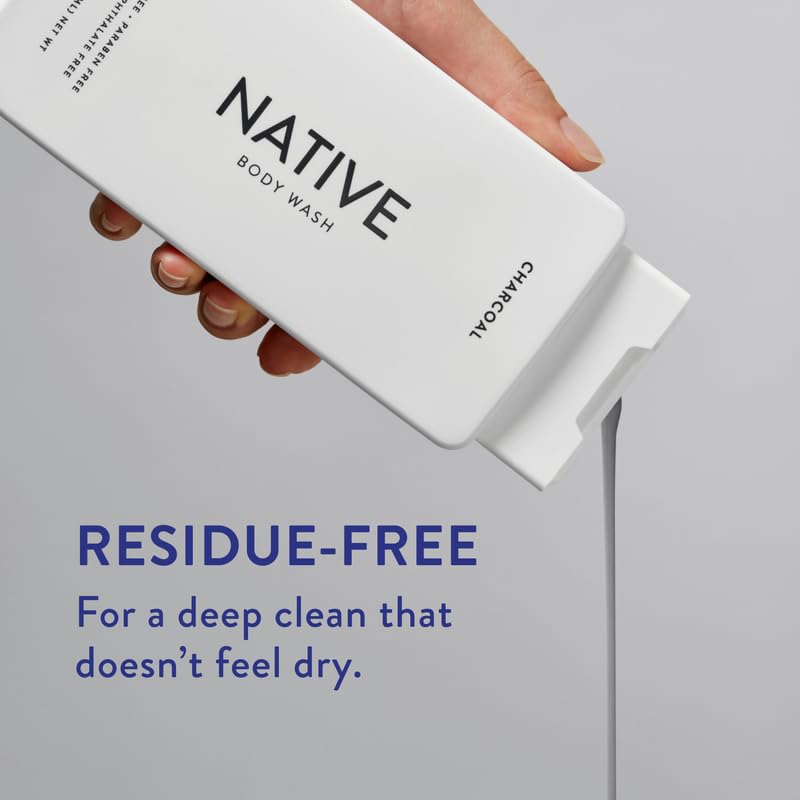 Native Body Wash Contains Naturally Derived Ingredients | For Women & Men, Sulfate, Dye, & Paraben Free Leaving Skin Soft And Hy