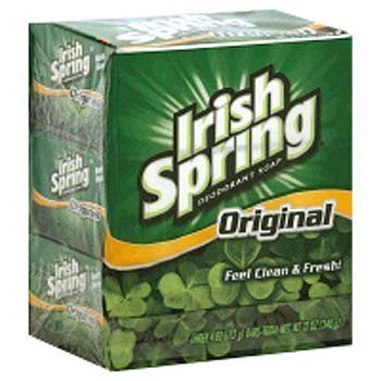 Irish Spring Deodorant Soap Bars Original, 3 count