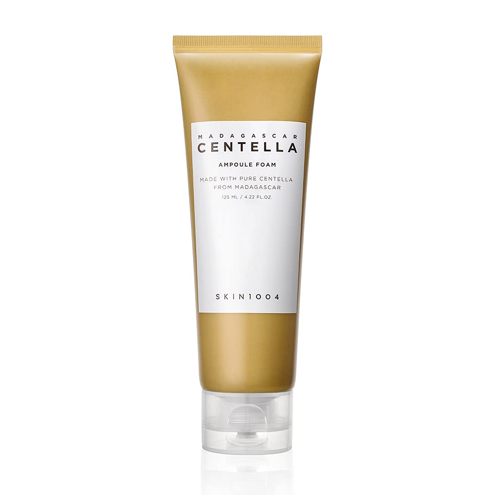 SKIN1004 Madagascar Centella Ampoule Foam 4.22 fl.oz, 125ml, Low pH Foam Cleanser, Natural Soda Powder Coconut Surfactant and EW