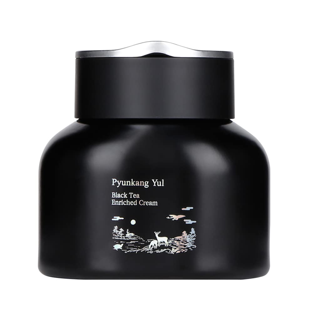 Pyunkang Yul [Pky] Black Tea Enriched Cream For Anti-Aging, Condensed Nutrition For Fine Line Care With Kombucha, Ginseng Extrac