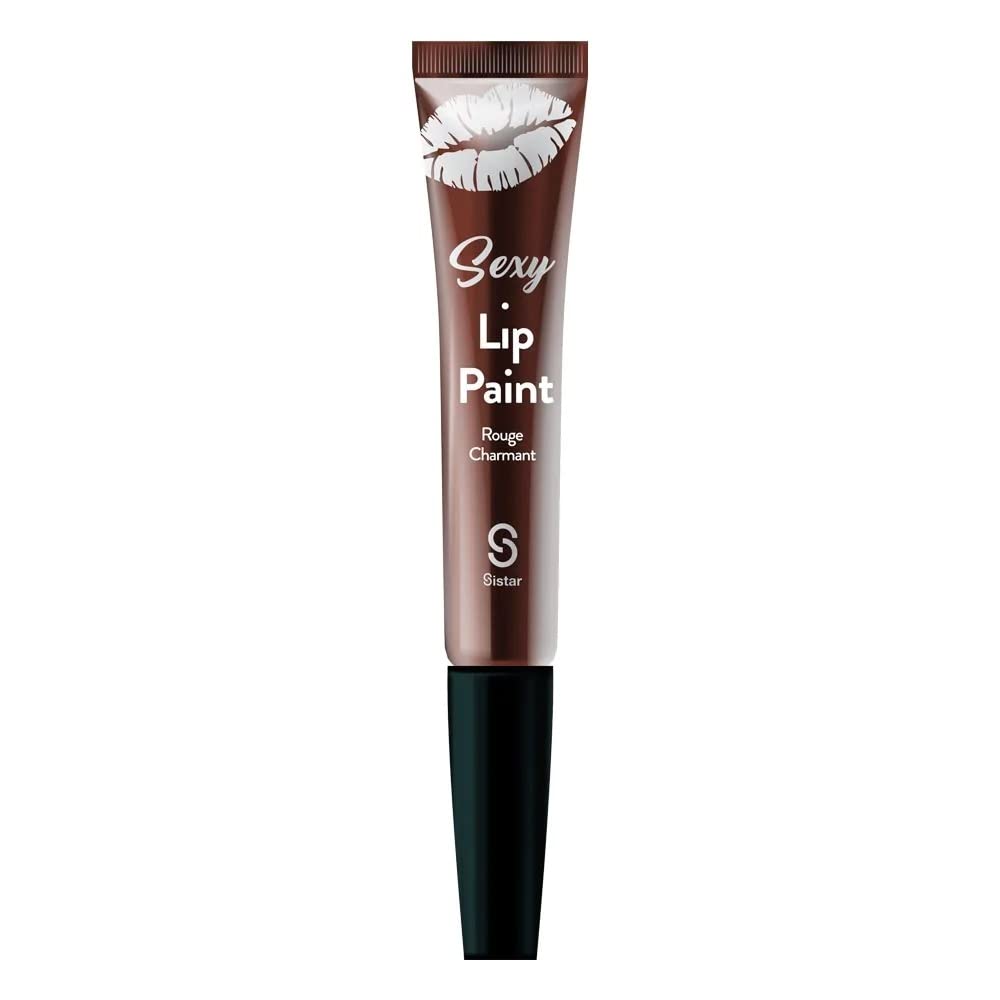 Sistar Sexy Lip Paint Metal Lip Gloss, Metallic Shimmer Lipstick, Long Lasting Waterproof Lip Tint Stain Glitter Shiny (Enchante