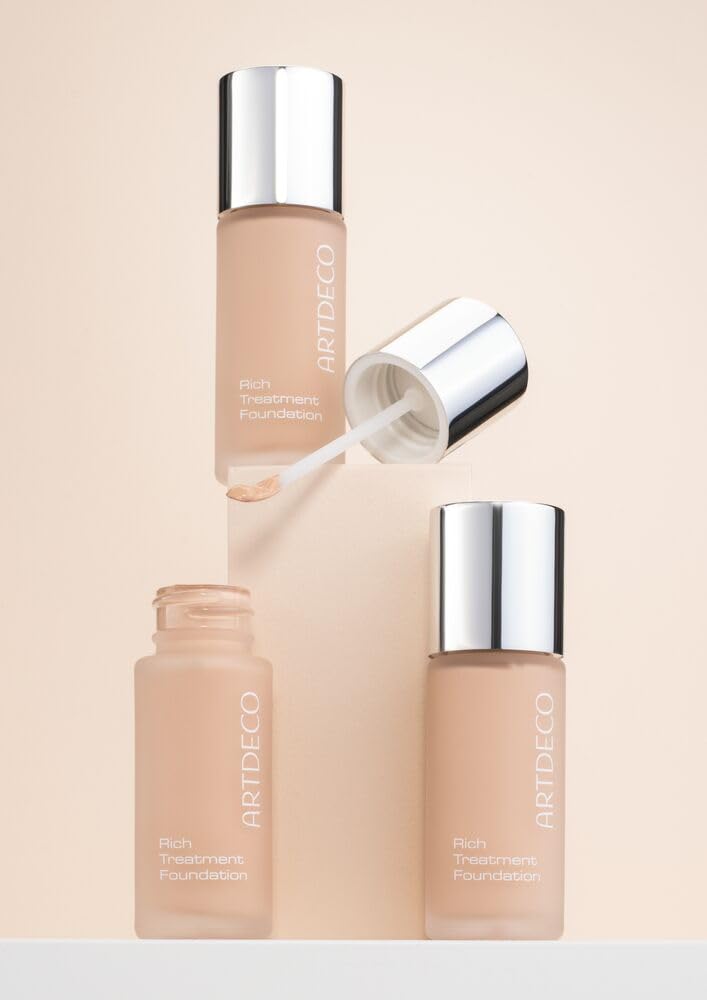 Artdeco Rich Treatment Foundation - Sunny Shell N10 - Conceals Imperfections & Creates Flawless Complexion - Long-Lasting - Even