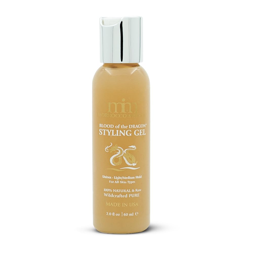 Morrocco Method Intl Blood of the Dragon Styling Gel. 100% Natural & Raw. Unisex. Light/Medium Hold for All Hair Types. No SLS,