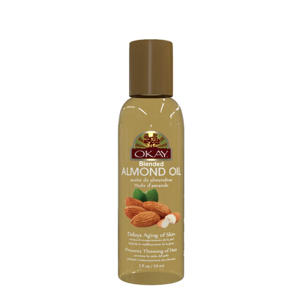 Okay | Blended Almond Oil | For Skin and Hair | 2 Ounce