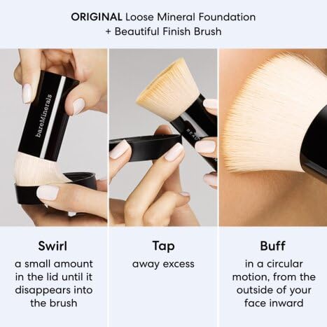 Bareminerals Original Spf 15 Golden Medium (W20) Foundation For Women, 0.28 Ounce