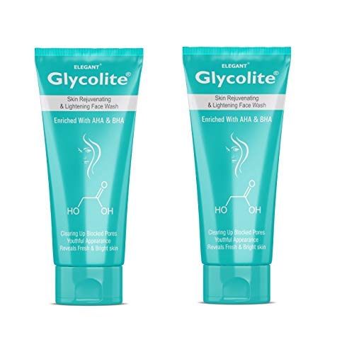 Glycolite Skin Rejuvenating & Lightening Face Wash 60Ml | Glycolic Acid Face Wash | Improves Skin Texture, Tone, And Appearance 