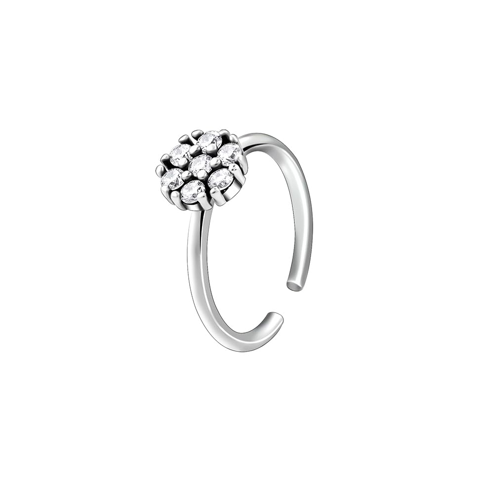 Giva 925 Oxidised Silver Meena Toe Rings| Toe Rings For Women And Girls | With Certificate Of Authenticity And 925 Stamp | 6 Mon