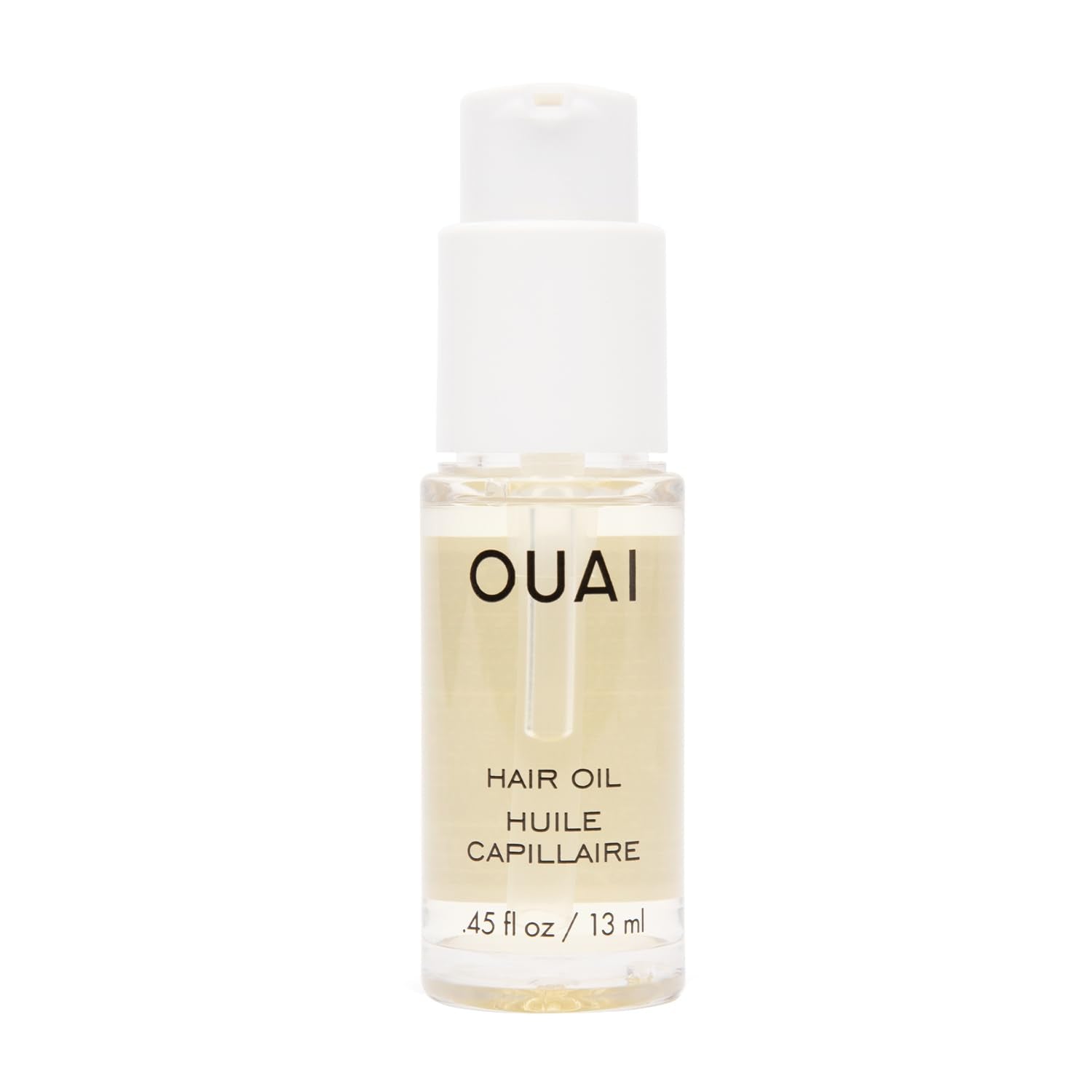 OUAI Hair Oil Travel Size - Hair Heat Protectant Oil for Frizz Control - Adds Shine and Smooths Split Ends - Color Safe Formula 