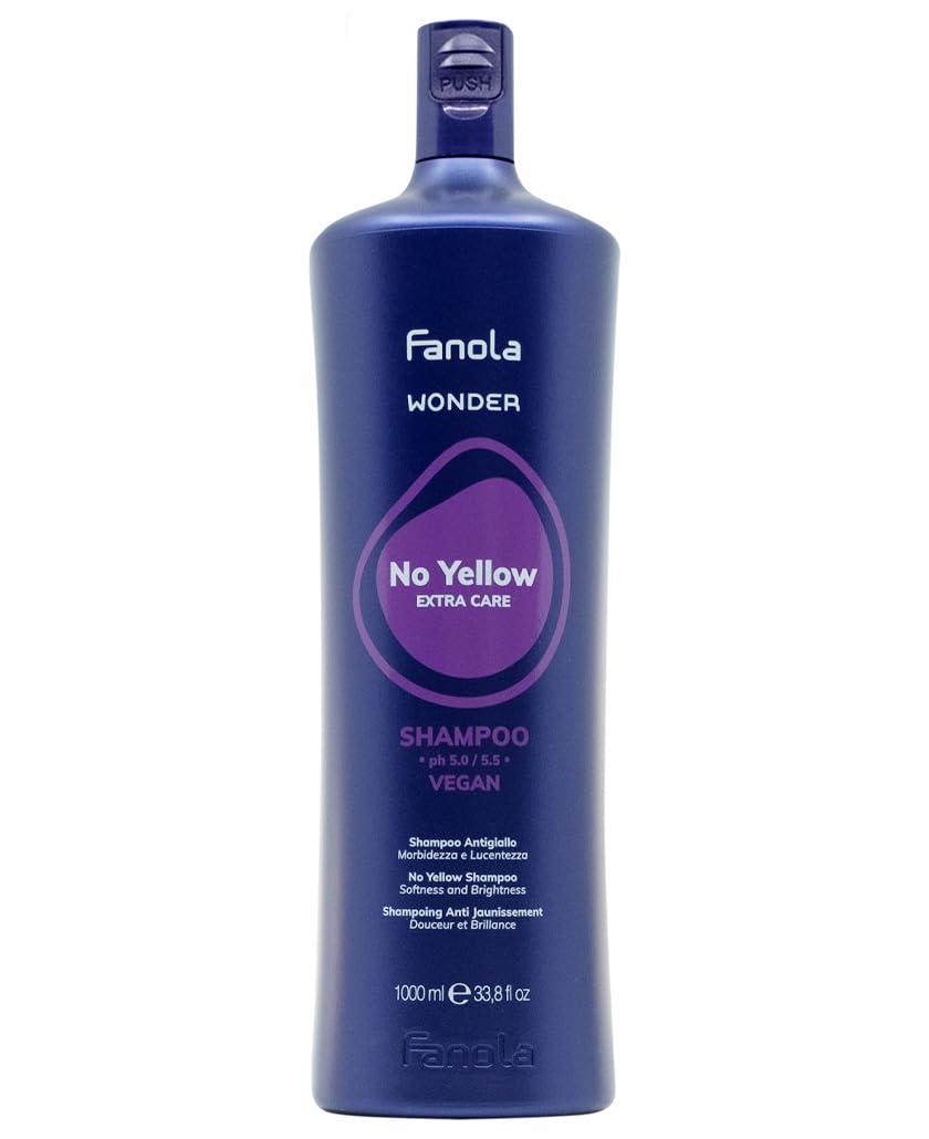 Fanola Wonder No Yellow Shampoo 33.8 Fl Oz