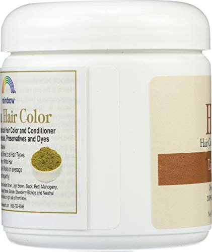 Rainbow Research Henna Hair Color and Conditioner Persian Light Brown, 4 Ounce
