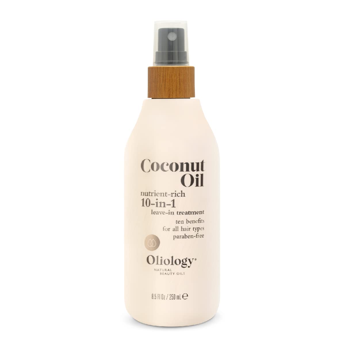 Oliology Coconut Oil 10-in-1 Multipurpose Spray - Leave in Treatment for All Hair Types  Detangles, Controls Frizz, Hydrates & M