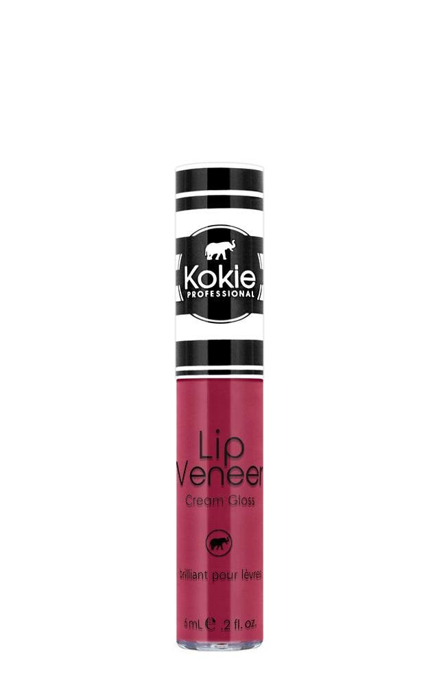 Kokie Cosmetics Lip Veneer Cream Lip Gloss, Kiss Goodnight, 0.2 Fluid Ounce