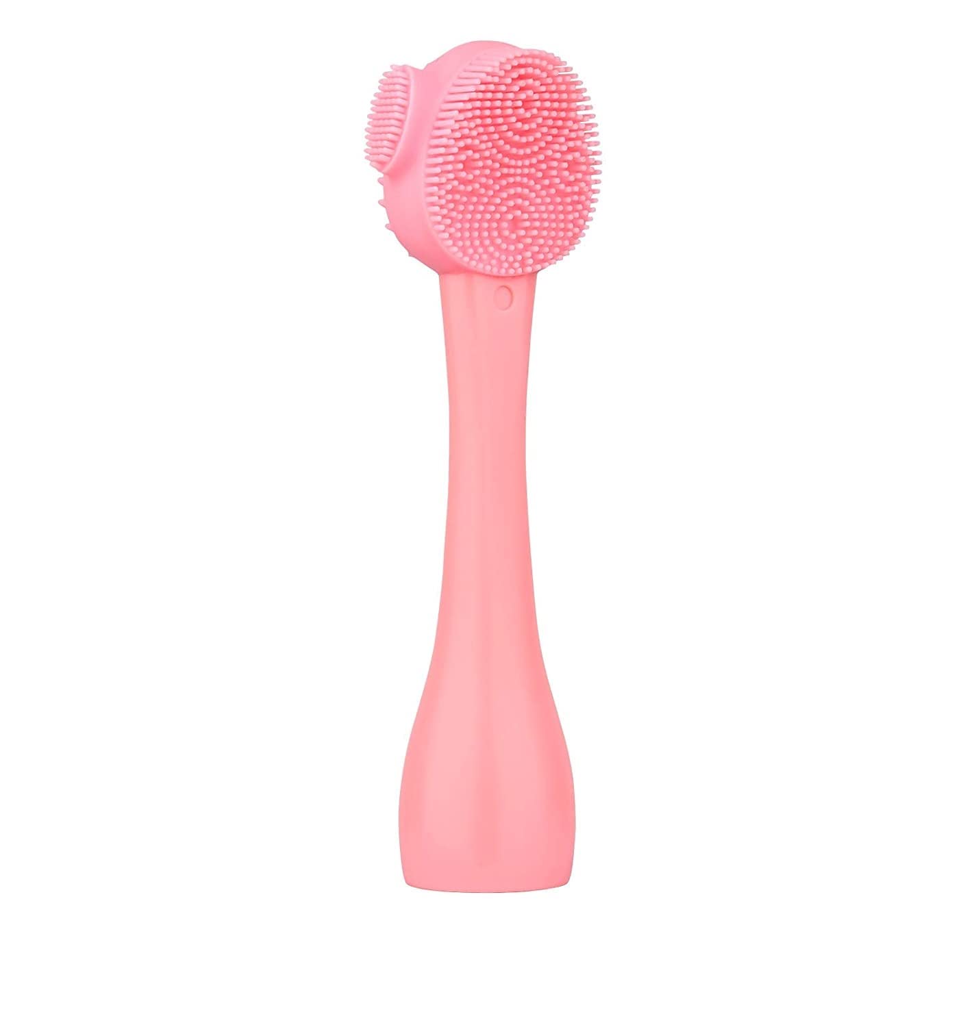 Syga Face Cleasing Brush Silicone Face Scrubber Exfoliating Wash Brush Dual Face With Flexible Spatula Nose Cleaning Cream Appli