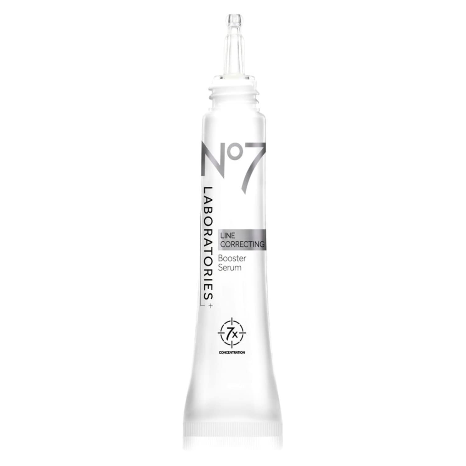 No7 Laboratories Line Correcting Booster Serum - Potent Collagen Peptide Serum for Fine Lines and Wrinkles - Moisturizing Formul