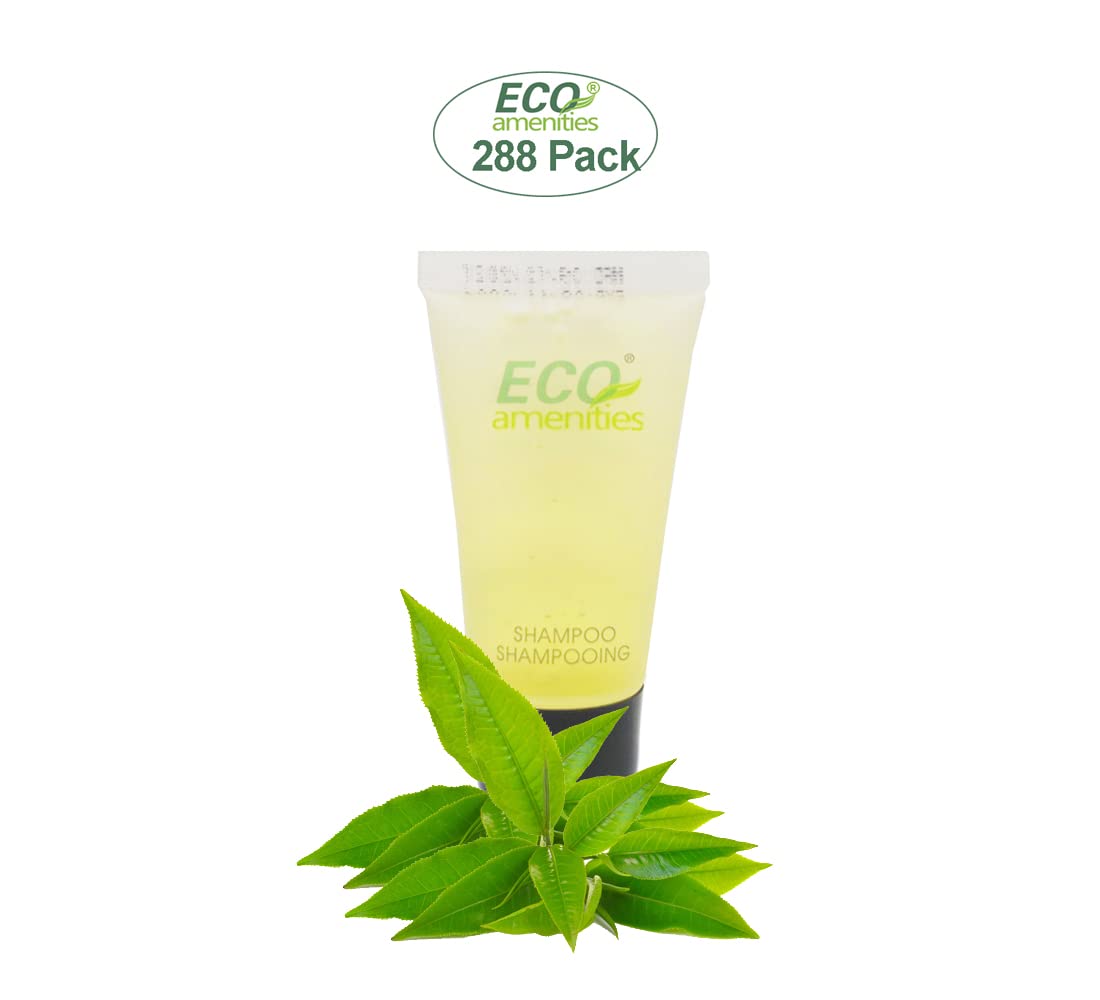 Eco Amenities Travel Size Shampoo Bulk - Hotel Mini Shampoo Supplies For Guests - Refreshing Bulk Travel Size Toiletries For Air