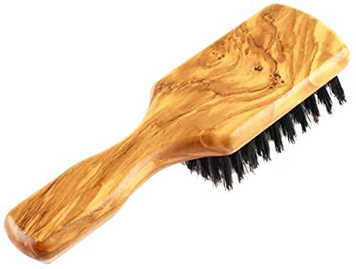 Since 1869 Hand Made in Germany - Robust Craftsman 100% Boar Bristle Hair Brush for Men, Suitable For Thin To Normal Hair, Firm,