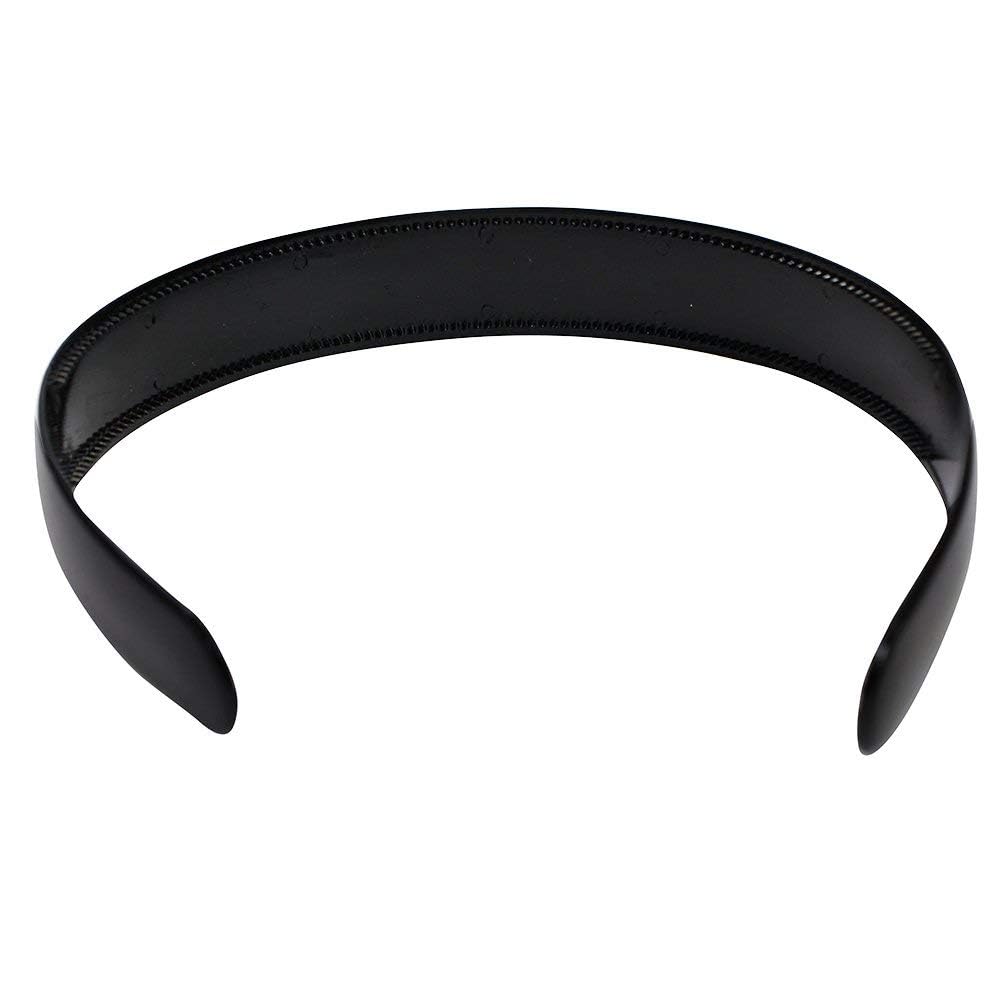 Rajmart Global Plastic Hairband Teeth Headband For Women & Girls Wide Hair Band  Black (Black_1Pcs)