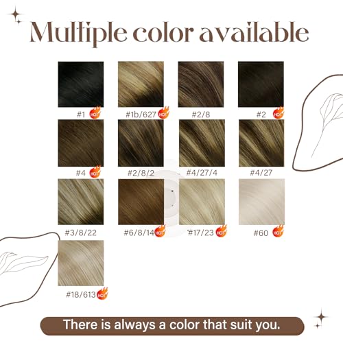 Hetto Blonde Sew in Hair Extensions Real Human Hair 22 Inch Platinum Blonde Weft Hair Extension Human Hair Weft Extensions Invis